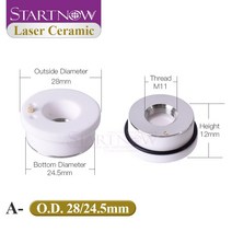 레이저 마킹 레이져 각인기 마킹기 Startnow파이버 레이저 세라믹 KT B2 CON 28/32mm Precitec Raytools WS, 01 A28mm_01 1 PC