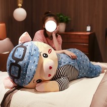 kirahosi 밸런타인데이 선물 준비 안고자는인형 바디필로우 26호+ 덧신 증정 DJle8izd, 수박 레드, 1M (30CM 돌고래 피규어+향낭 증정)