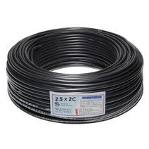 현대케이블 전선 전기선 충진형 VCTF 2.5SQ x 2C-1롤(100m)