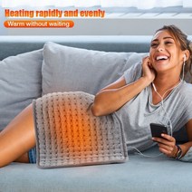 physiotherapy electric heating pad winter warmer timer for shoulder neck back spine 다리 통증 완화 겨울 바디 풋, 우리 플러그