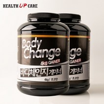 바디체인지 게이너 1+1 4kg 살찌는 헬스 단백질보충제/ 사은품증정, 4kg 2개