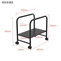 데스크탑 PC거치대 정리 컴퓨터본체거치대 컴퓨터 본체 받침대 바퀴달린 공중부양 본체거치대 데스크탑보관 트레이 받침, U자형 본체 프레임 블랙 레귤러