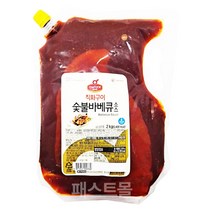 대상 쉐프원 직화구이 숯불바베큐소스, 2kg, 1개