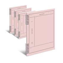 뮤니드 IS SPRING 코넬라인 노트, 핑크, 4권