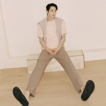 파렌하이트 사이드 밴딩 서브 단추 슬렌더핏 슬랙스 EF4312