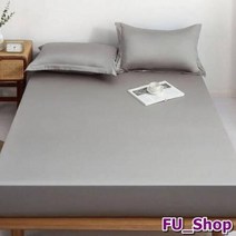 ForU303 순수면 수매트리스커버 패밀리 침대 매트리스 수입이불 손님이불 매트 커버, 다크그레이