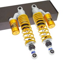 NMAX155 오토바이 후면 충격 흡수 댐핑 가스 쇼바 댐퍼 튜닝 스쿠터 리어, 360mm 라운드 1쌍