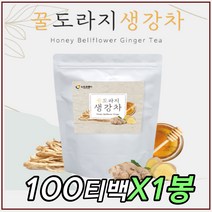 벌꿀 허니 진저 티 음료 건 조 도라지 말린 생강 차 종류 추천 건강차 건강티 한방차 한방티 디카피엔차 몸에좋은차 맛있는차 달달한차 섬유질 무기질 비타민 글루타민 사포닌 칼슘 철분, 1통, 1.5g, 200ml
