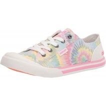 Rocket Dog 여성용 Jazzin Rainbow TIE DYE 코튼 워킹화 핑크 멀티 10