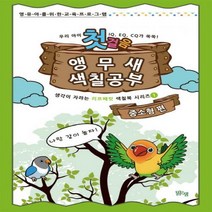 앵무새 색칠공부 첫걸음: 중소형 편 : 영유아를 위한 교육 프로그램 (생각이 자라는 리프패럿 색칠북 시리