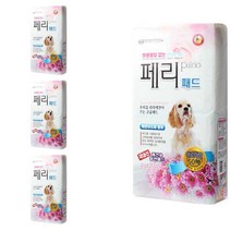 와우한빛 강아지 페리 배변패드 아로마향 50매, 4개