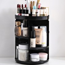 회전가능한 조립식 화장품 보관함, 화이트