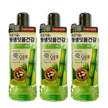 LG생활건강 죽염 가글 오리지널 진 750ml, 3개