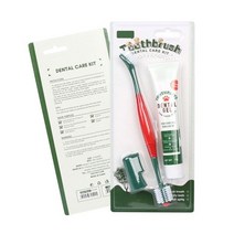 강아지손가락칫솔 강아지치석제거기 강아지스케일링 애완견 고양이 이빨 청소 키트 강아지 360 도 개 칫솔, 1Set
