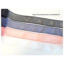 50미리 노방인타리본 노방리본 인타리본 원단리본 리본공예재료, 백아이