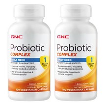 GNC 프로바이오틱 컴플렉스 10억마리 100정 2병, 2개