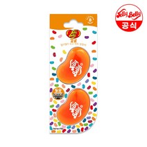 젤리벨리 차량용 방향제 송풍구클립형 감귤향 2입, 단품