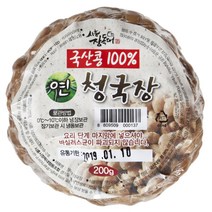 시흥장독대 연청국장 200g(3개입) 국산대두, 3개, 200g