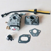 제초기 충전식예초기 기화기베이스 커넥터 흡기 매니 폴드 연료 호스 43cc 52cc 40-5 BC430 CG520 1E40F-5, 한개옵션0