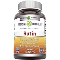 어메이징포뮬라 루틴 500mg 200정 Amazing Formulas Rutin (Non-GMO Gluten Free)