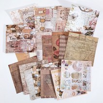 스티커세트 다이어리 꾸미기 새해 다꾸 폰꾸 스티커 세트 용품 빈티지 스타일 스크랩북 스티커 종이 팩 아, 03 C