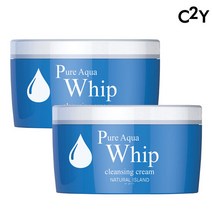 C2Y 네츄럴 아일랜드 퓨어 아쿠아 휩 클렌징 크림 300ml 2개, 단품
