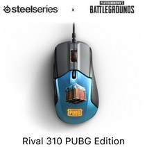 SteelSeries Rival 310오른손잡이 광학식 에르고노믹스 게이밍 마우스 PUBG Edition#62435스틸 시리즈(쥐