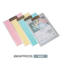 대흥)레버클립화일(분홍색 A4 V832) 화일 클리어홀더 클립화일, 단품