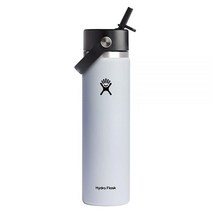 Hydro Flask 와이드 플렉스스트로 캡 메사 24온스 485839, Straw Lid 32 Oz, White_Straw Lid 32 Oz