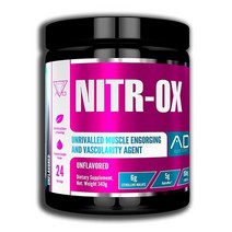 Project AD Nitr Ox 에너지 보충제 벌크업 근육 펌프 엑스트라 스트렝스 운동 전 부스터 무향, Unflavored