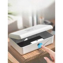 지문인식금고 책금고 초소형금고 휴대용 여행용 여권, 퍼플 USB 충전케이블
