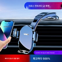 DFMEI 차량용 휴대폰 내비게이션 거치대 센터 콘솔 부착 흡착판 범용 자동차 만능 견고한 휴대폰 거치대, 업그레이드 접이식 [물빠짐] 시야를 가리지 않음