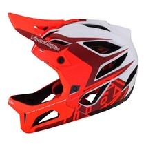 Troy Lee Designs Stage Valence 풀 페이스 산악 자전거 헬멧 최대 통풍용 경량 MIPS EPP EPS 레이싱 다운힐 DH BMX MTB - 성인 남성 여성, X-Small/Small_Red