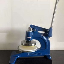 원단 시편 절단기 커팅기 프레스 원형 핑킹 직물, 파란색 100cm 커터 헤드 포함I패드 3개