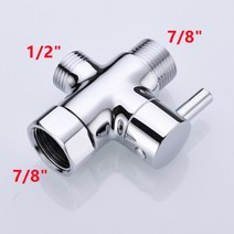 핸드 헬드 비데 스프레이 어 액세서리 욕실 화장실 주방 정원 스테인레스 스틸 1.5m 튜브 Ajustable 샤워, Only T-valve 7-8