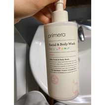 프리메라 베이비 페이셜&바디워시 250ml 아기 베이비 키즈 어린이 바스앤샴푸 거품목욕 1개, 올인원