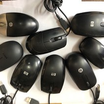 삼성 LG HP 로지텍 USB 마우스 유선, 랜덤, 중고USB마우스
