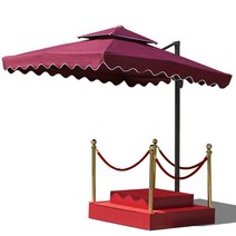 주차요원 파라솔 백화점안내 호텔 주차안내 공원입구, 직선면2.5m 복층 세트1m