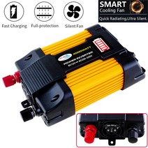 6000W/4000W 자동차 전원 인버터 LED 용량 디스플레이 변압기 12V ~ 듀얼 USB, 02 6000W DC12V-220V