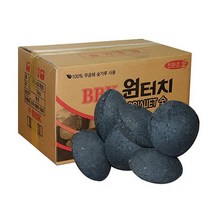 캠핑 바베큐 원터치 조개숯 조개탄 1박스 10kg, 1개