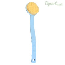 바이아트몰 등밀이 부드러운 솔 긴 손잡이형 바디브러쉬 목욕용품, 1개