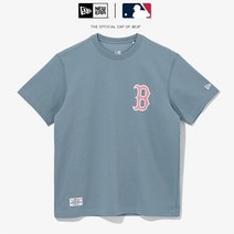 뉴에라 AP MLB 빅 페이즐리 보스턴 레드삭스 티셔츠 슬레이트 그레이 13086600