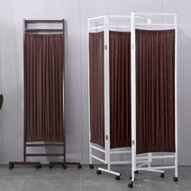 병원용 파티션 가림막 칸막이 이동식 업소용 보건실, 핑크 3칸