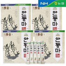 북안동농협 마가루 간편 스틱형 4박스 10g x 100포 마분말 참마 선식 국내산 휴대용, 250g, 4개