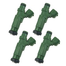 NONE 4개 63P-13761-01 63P-13761 Yamaha 모터 용 야마하 선외기 F150 HP 4T 연료 인젝터 녹색 새 버전, 1개