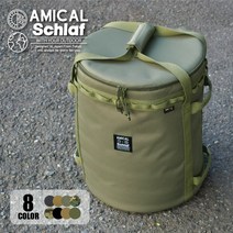 AMICAL Schlaf 아미칼 슈라프 알파카 알라딘 후지카 난로 수납가방, 원사이즈, 캔버스 카키