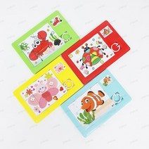 1000 애니멀 똑똑이퍼즐 4개묶음 혼합-미니 그림 퍼즐 유아