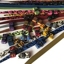 배드민턴라켓 배드민턴채 100pcs zarsia 다양한 인쇄 테니스 오버 그립 끈적 끈적한 느낌 그립 땀 밴드 스쿼시 흡수, 1 2 3 혼합