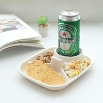 여기슈 싱글라이프 혼술 야구장 캠핑 파티 아기간식 나눔접시 간식 그릇 접시 통 당일발송