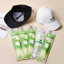 데이룸 모자 땀흡수패드 골프 운동 모자 오염방지 캡클린패드, 고급형(10p), 화이트